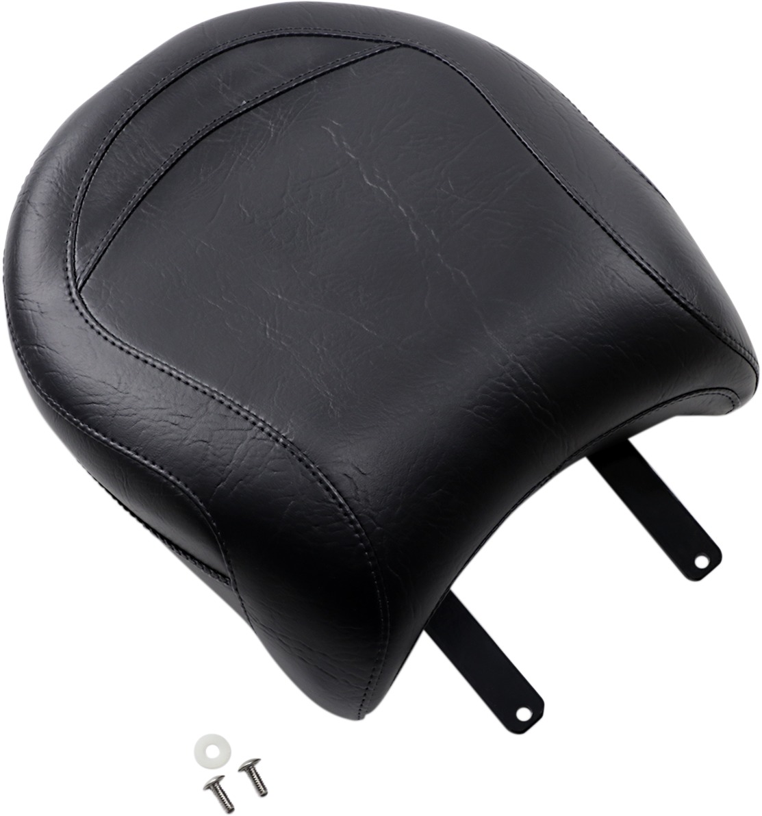 Plain Vinyl Pillion Pad Black Foam - Click Image to Close