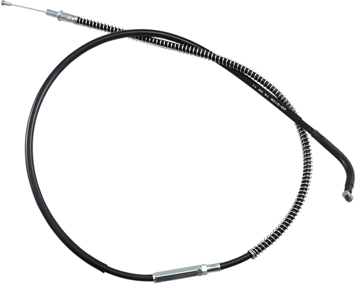 Black Vinyl Clutch Cable - For 84-85 Kawasaki ZX700 Ltd - Click Image to Close