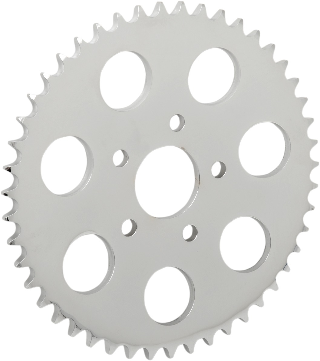 Carbon Steel Rear Sprocket 47T Chrome 0.23" Offset - Click Image to Close