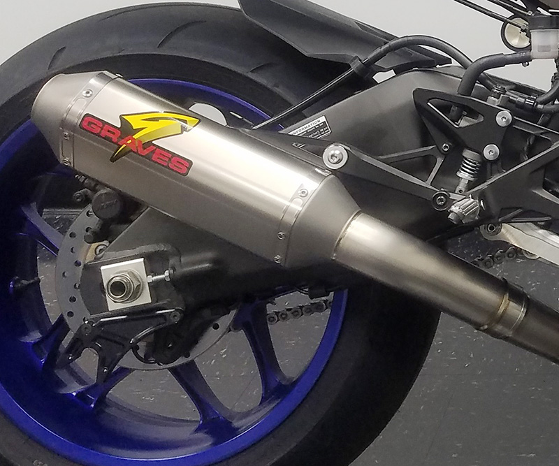 Full Titanium Exhaust System w/ 265mm Silencer - For 15-22 Yamaha R1 - Click Image to Close