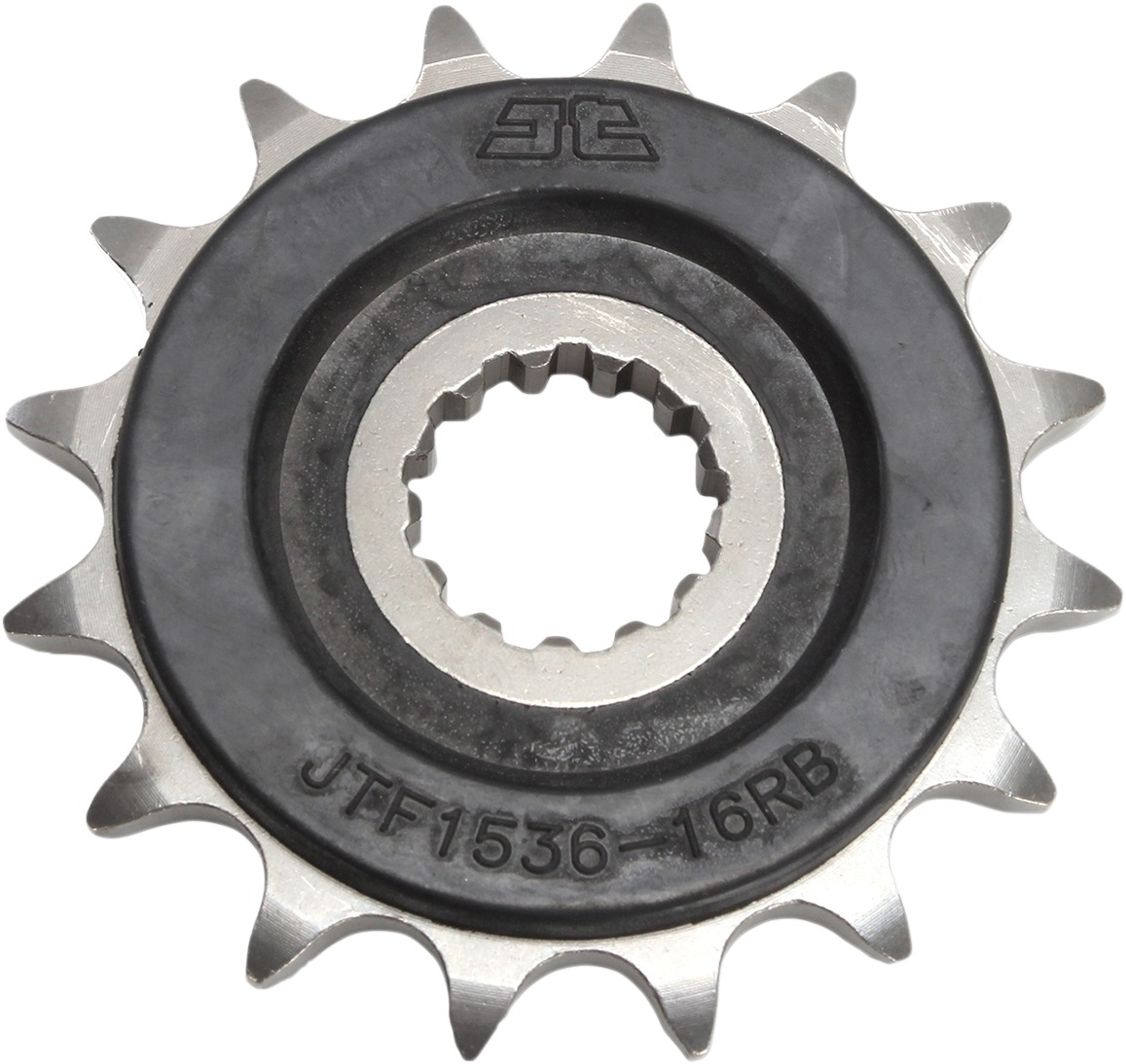 Front Steel Countershaft Sprocket w/ Rubber Damper - 16 Tooth 520 - Click Image to Close