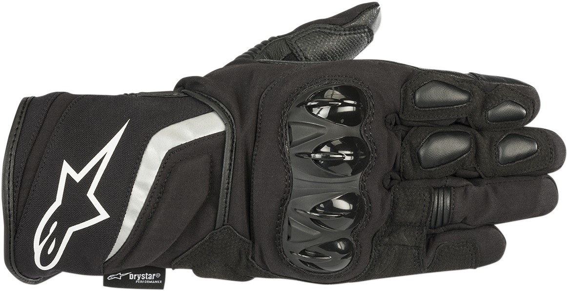 T-SP Drystar Street Riding Gloves Black 2X-Large - Click Image to Close