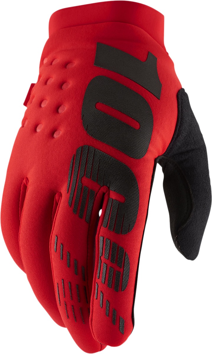 Men's Brisker Cold-Weather Gloves - Brisker Cw Glv Red Md - Click Image to Close