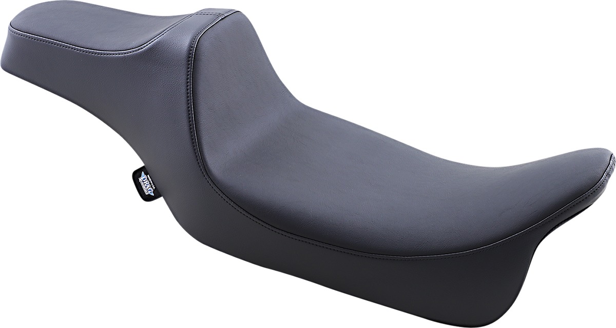 Predator III Extended Reach Smooth 2-Up Seat - For 08-20 Harley FLH FLT - Click Image to Close