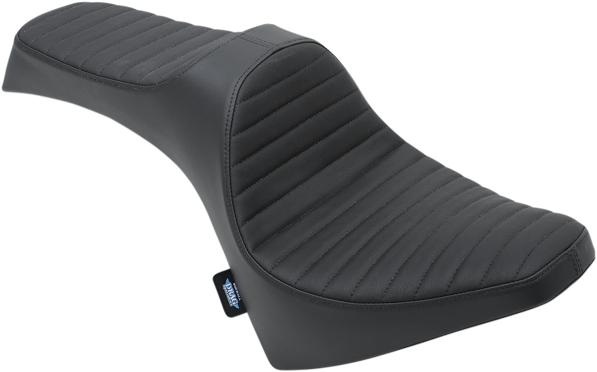 Predator Classic Stitch 2-Up Seat - Black - For 15-21 Indian Scout - Click Image to Close