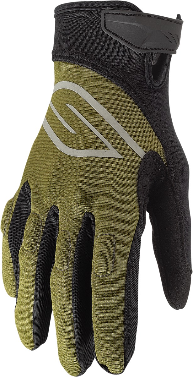 Circuit Perforated Watercraft Gloves - Olive/Black Unisex Adult Large - Click Image to Close