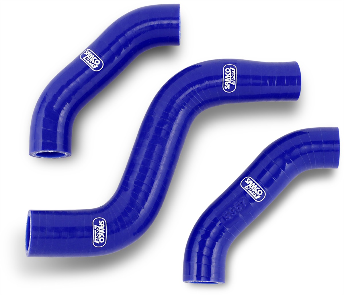 Radiator Hoses Blue w/Clamps - For 19-21 Husqvarna FC450 FS450 FX450 - Click Image to Close