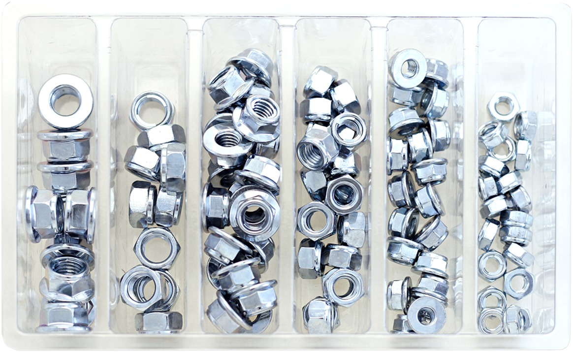 Nut Assortment Packs - Fuji Lock Nut Assortment - Click Image to Close