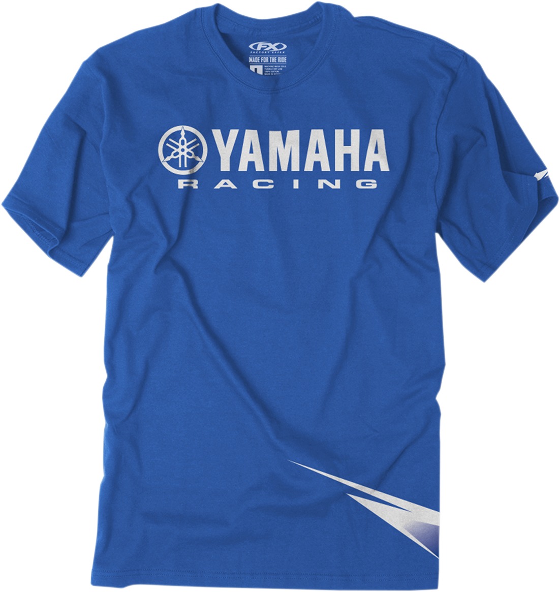 Youth Yamaha Strobe Tee - Yamaha Strobe Tee Blu Ylg - Click Image to Close