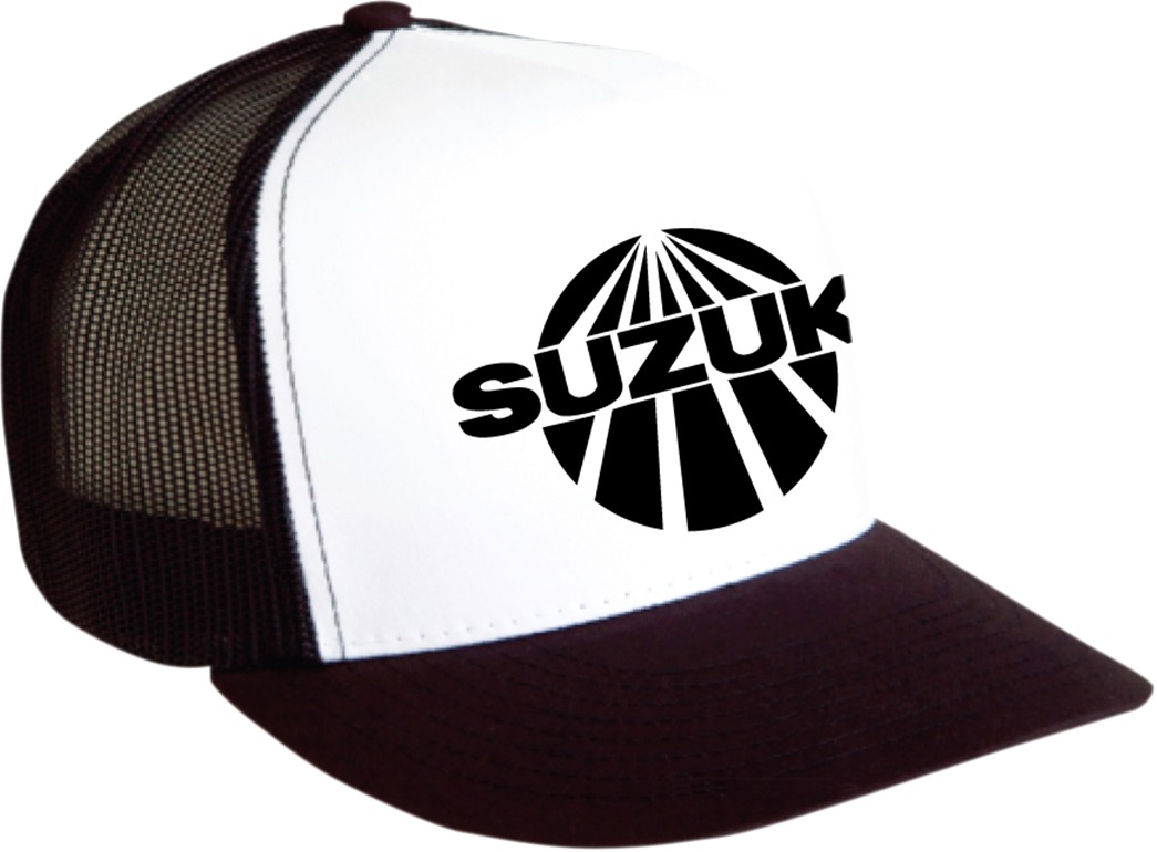 Men's Suzuki Vintage Hat - Suzuki Vint Hat Whtblk - Click Image to Close