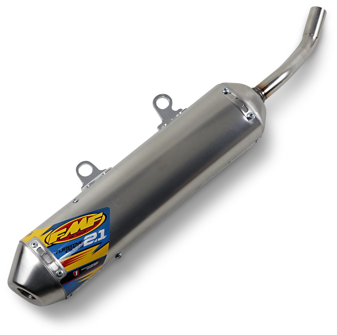 Turbine Core 2.1 Slip On w/ Spark Arrestor - For 19-22 TC125 & 125/150 SX & 21-23 Gas Gas MC125 - Click Image to Close