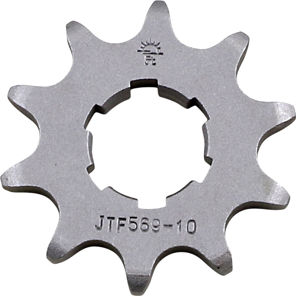 Front Steel Countershaft Sprocket - 10 Tooth 520 - Click Image to Close