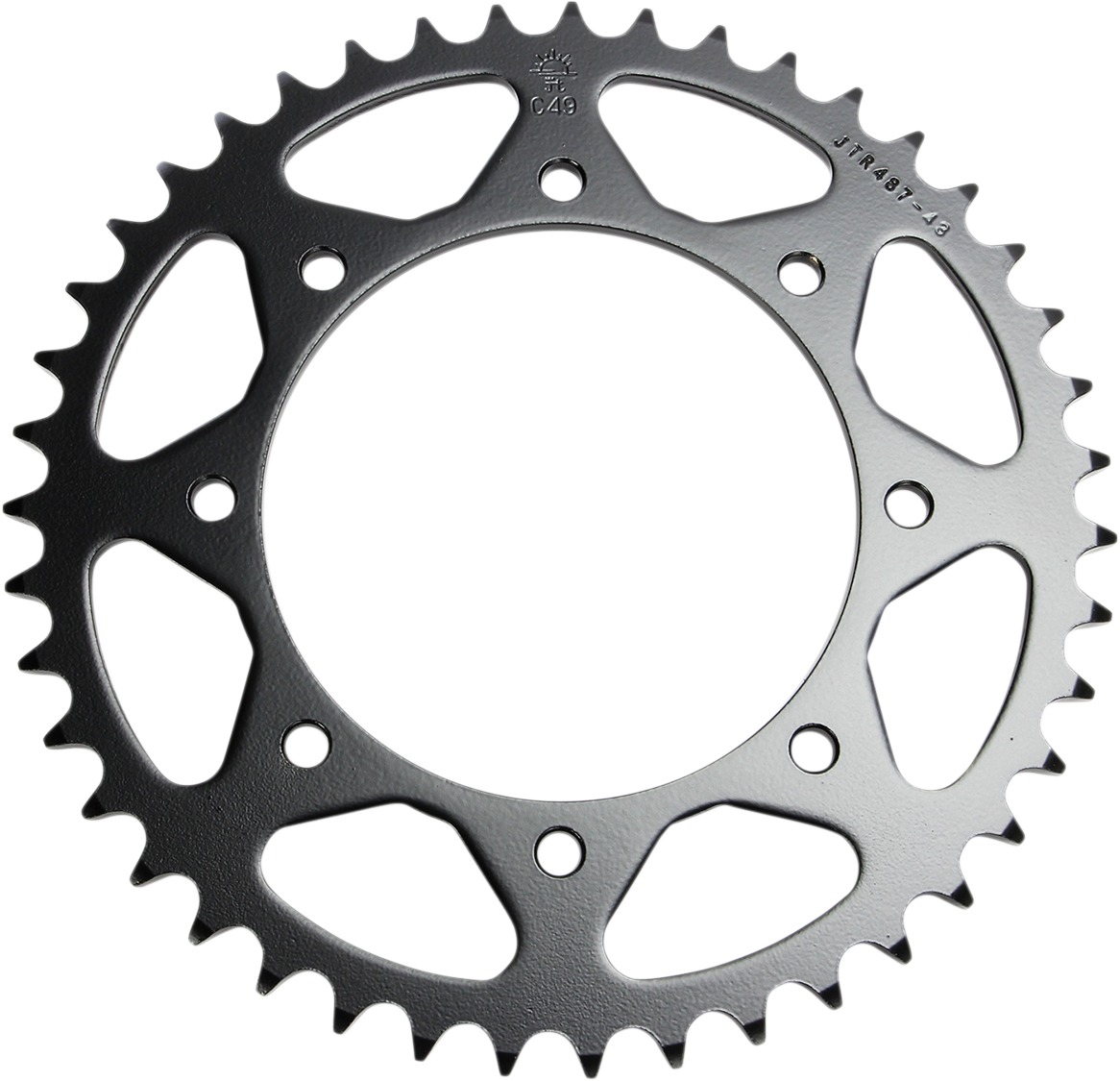 Steel Rear Sprocket - 43 Tooth 520 - For KLX KLR KLE Estrella W800 - Click Image to Close