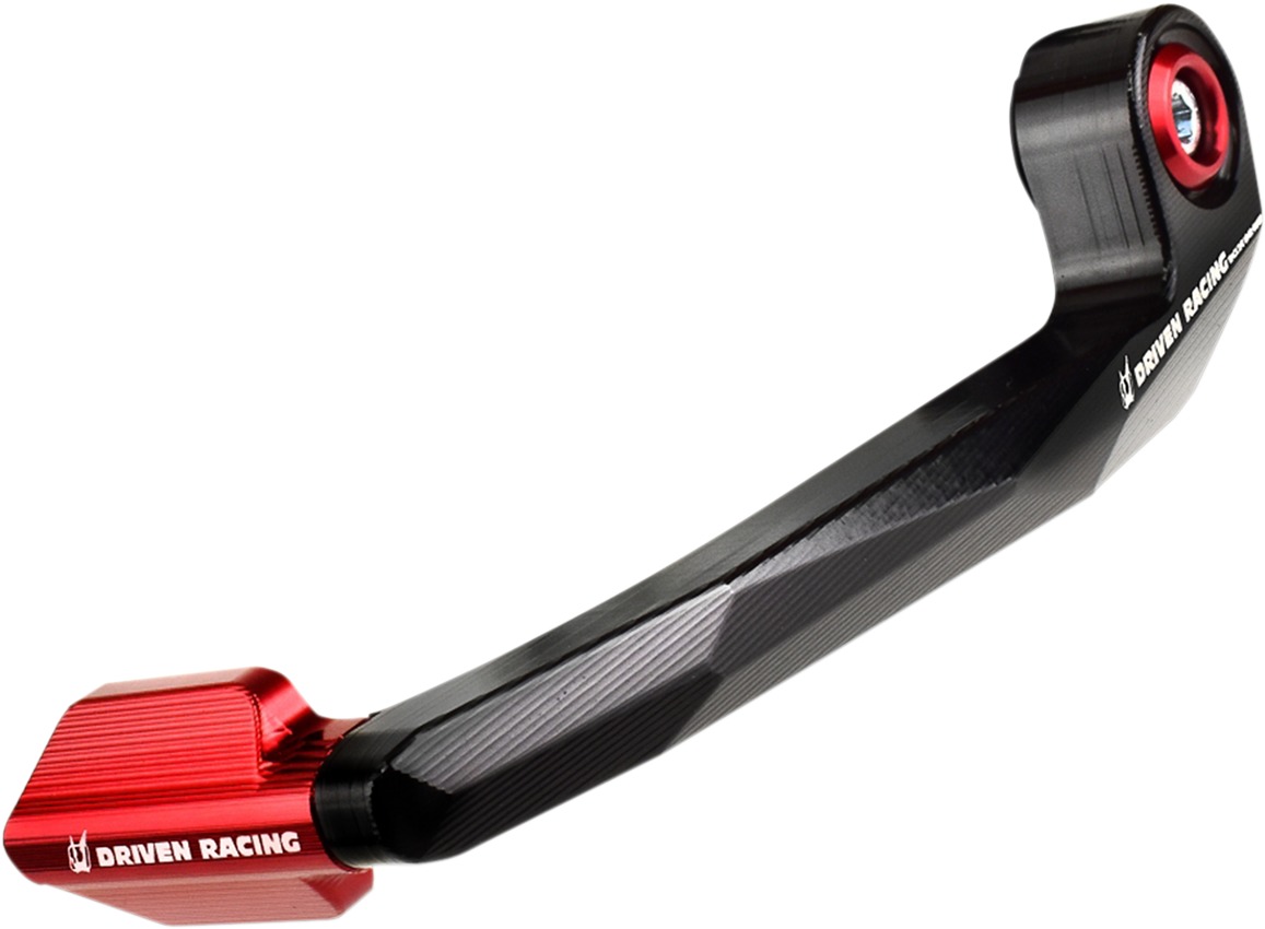 Clutch Lever Guard Black/Red - Click Image to Close