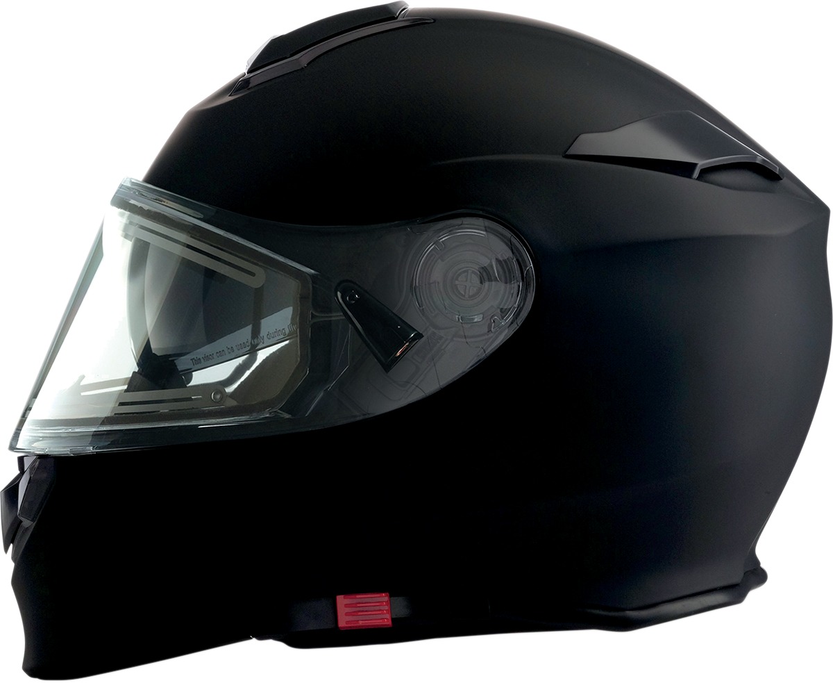 Solaris Modular Snow Helmet Matte Black Medium - Click Image to Close