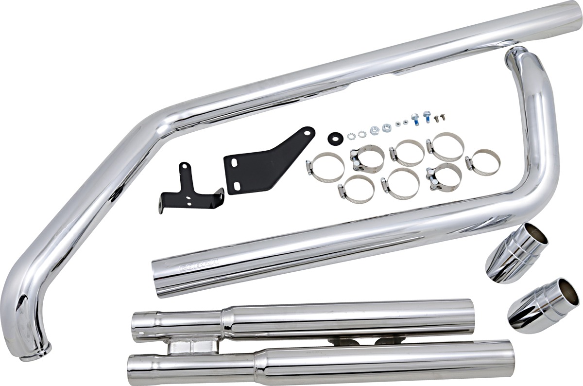 Speedster Slashdown Full Exhaust - For 96-08 Vulcan Classic / Mean Streak - Click Image to Close