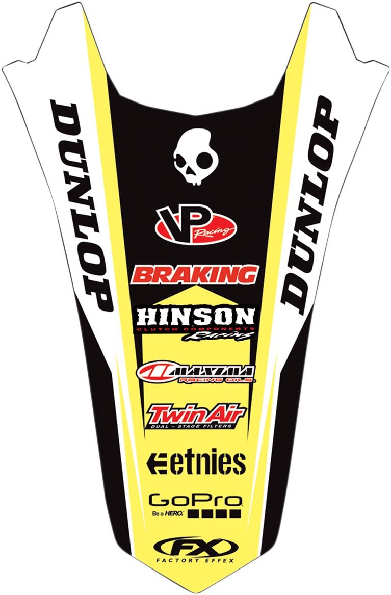 Rear Fender Graphics - Fx Evo Suzuki R Fender Grph - Click Image to Close