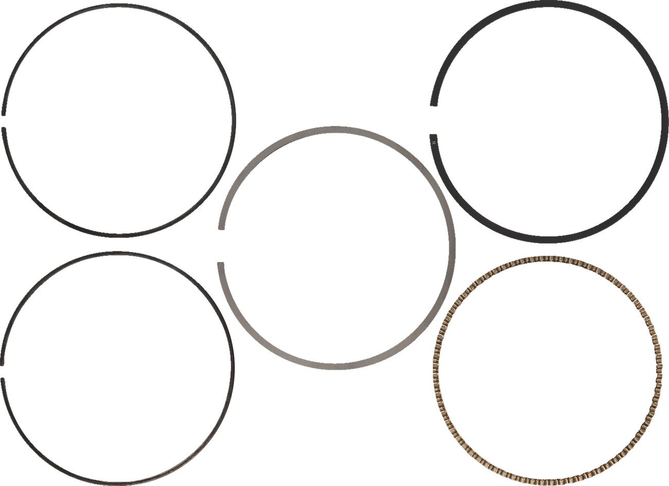 Black Edition Piston Replacement Rings - Ring Set - Click Image to Close