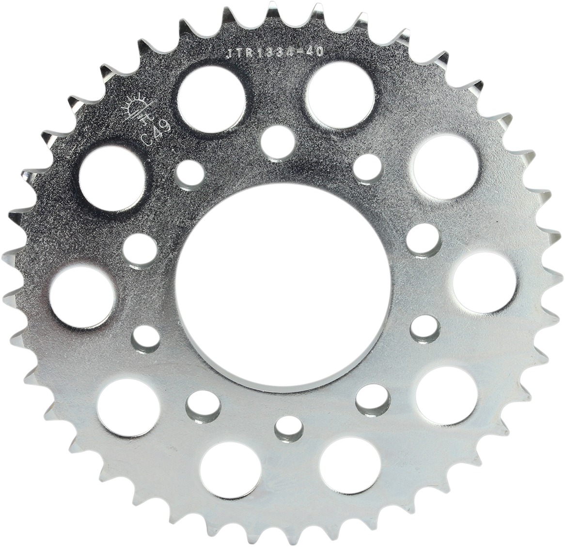 Steel Rear Sprocket - 40 Tooth 530 - For Honda CB/R/X VF/R - Click Image to Close