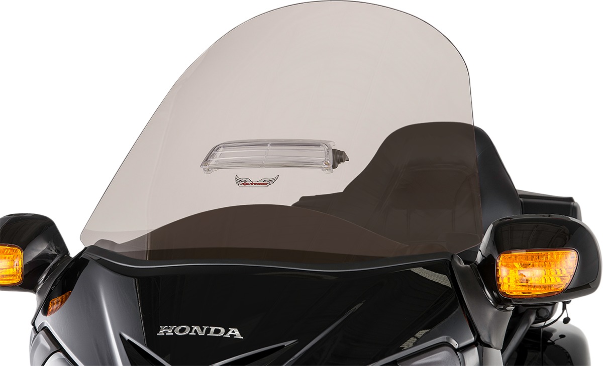 Detachable Windshield 33" Smoke w/Vent - For 01-14 Honda GL1800 GoldWing - Click Image to Close