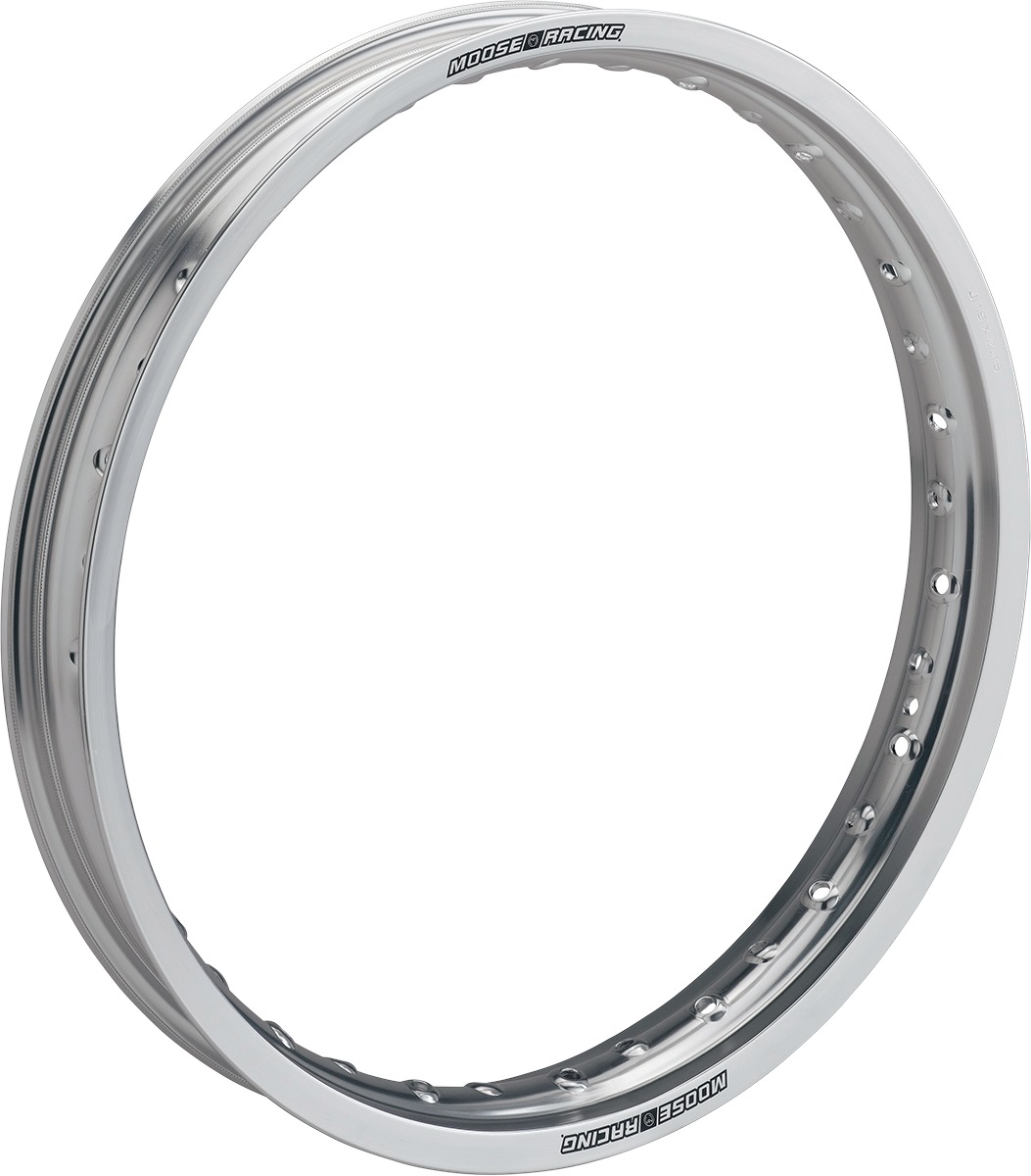 18x2.15 32 Hole Silver Rear Rim - Click Image to Close