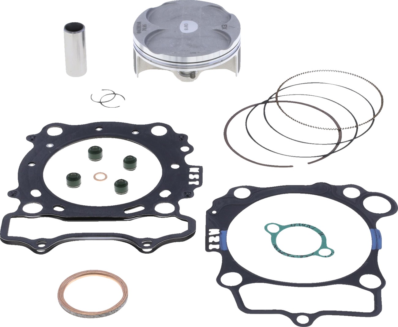 Piston & Top End Gasket Kit 'A' - For 16-18 Yamaha YZ250F - Click Image to Close