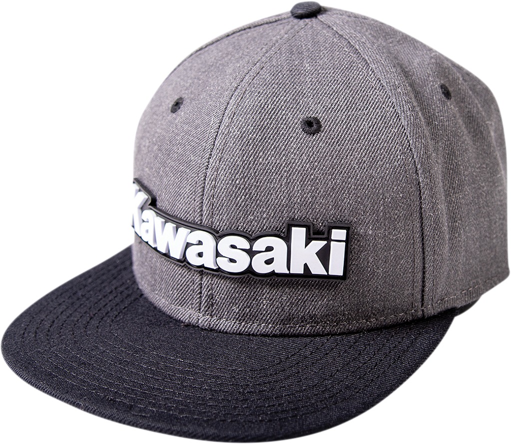 Men's Kawasaki Bold Hat - Kawasaki Bold Hat Chablk - Click Image to Close