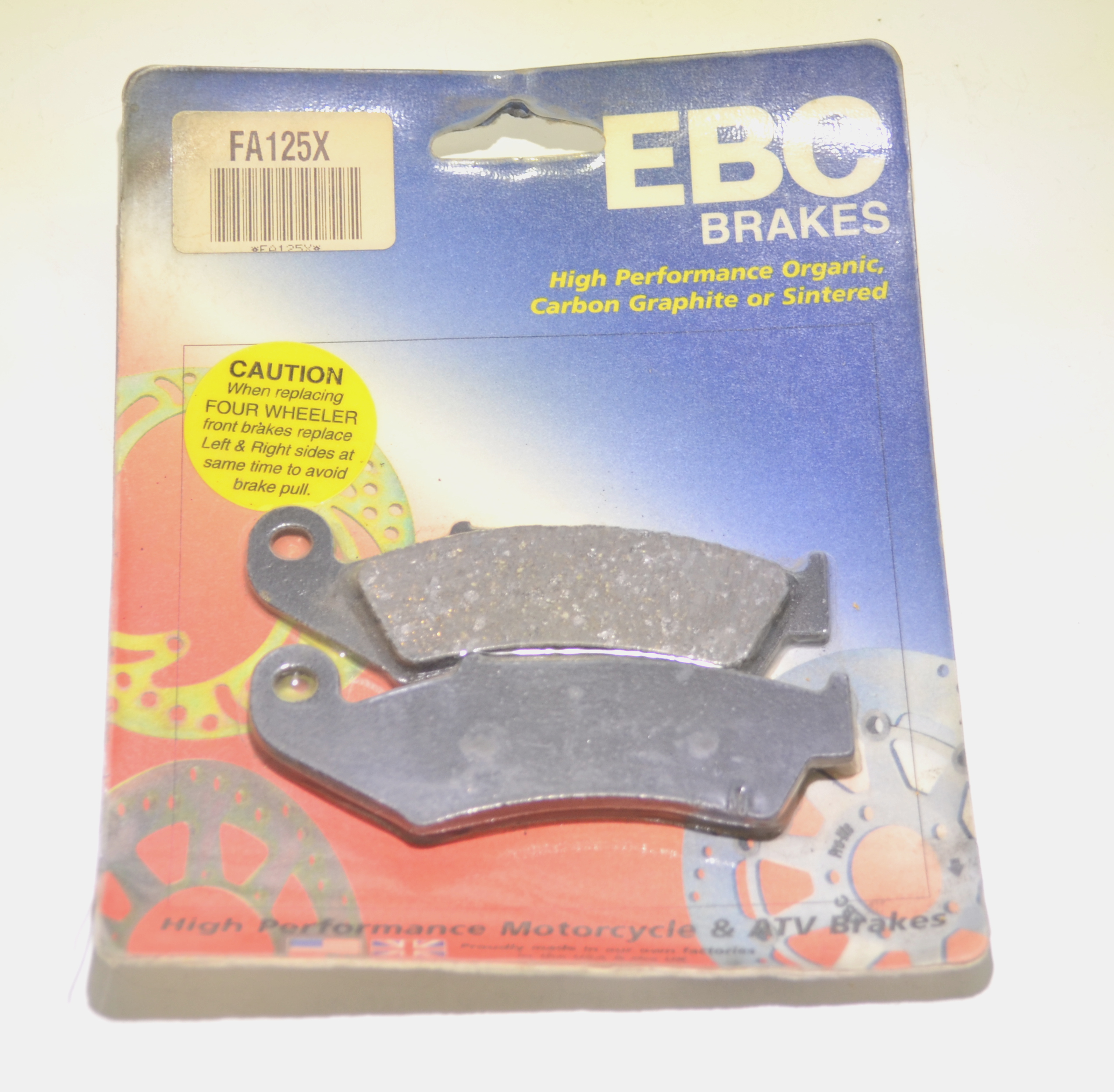 Standard Organic Brake Pads - Click Image to Close