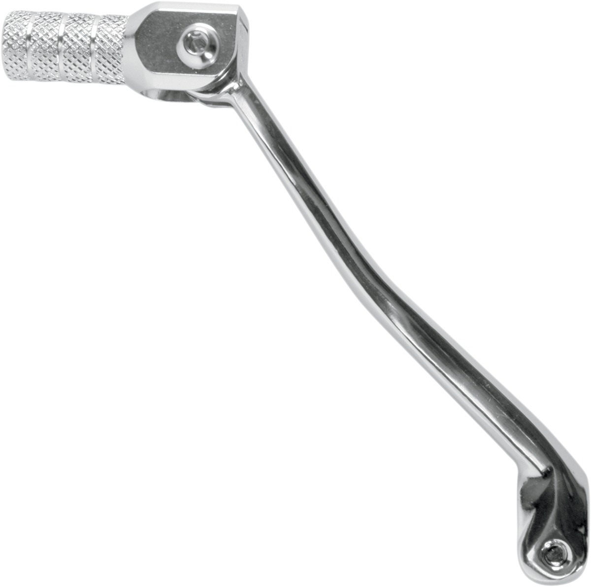 Aluminum Folding Shift Lever Chrome - For 09-15 Kawasaki KX450F - Click Image to Close