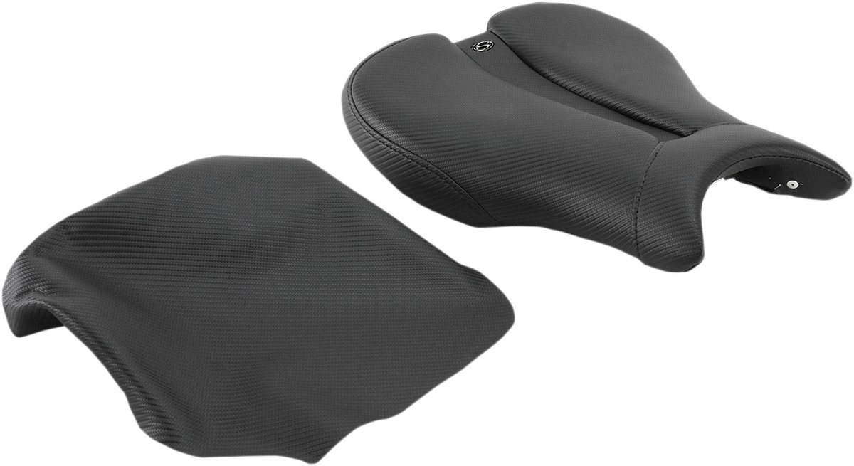 Track Plain Solo Seat Black Stock Gel - For 09-12 Triumph Daytona 675 - Click Image to Close