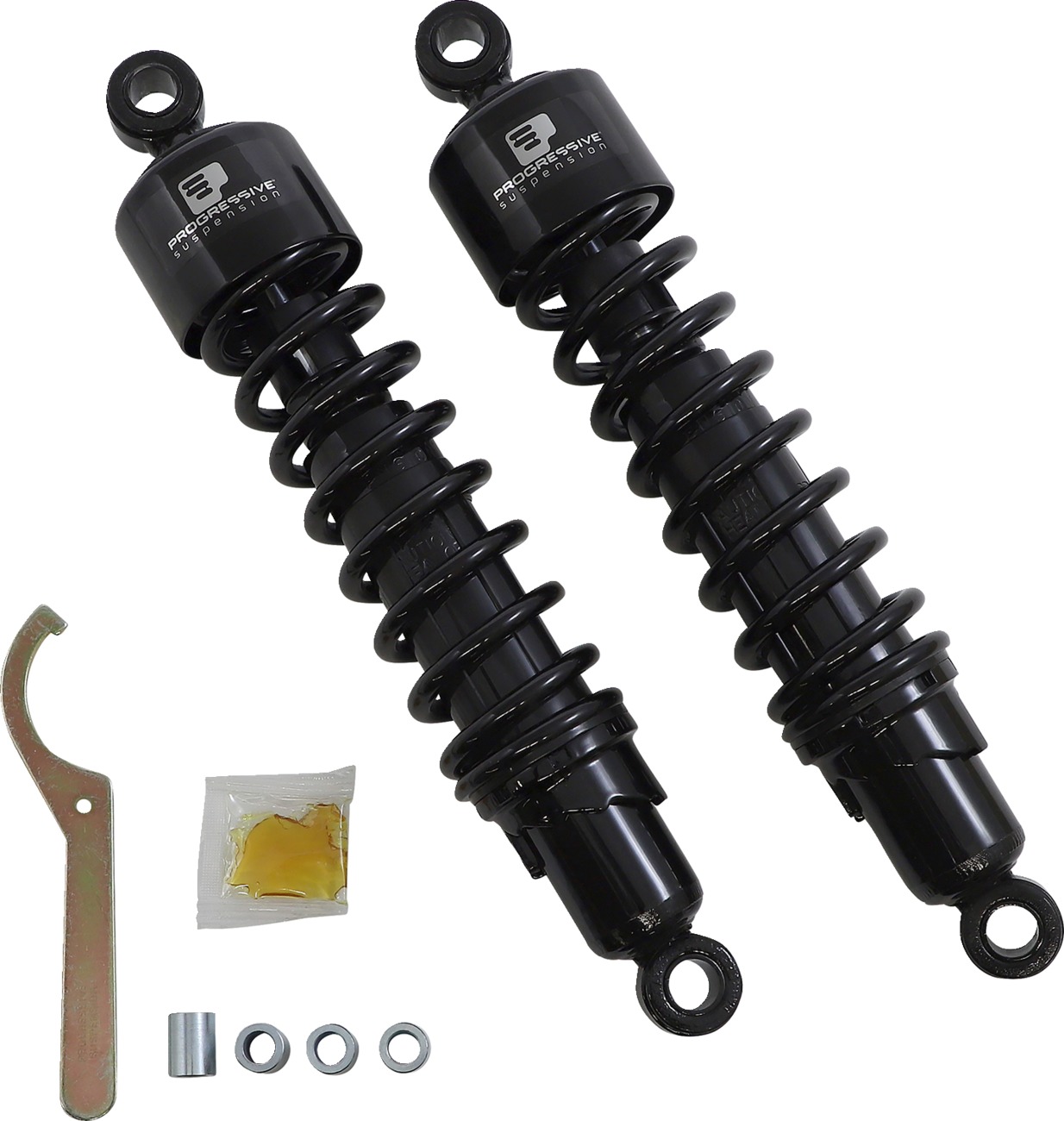 412 Series Magnum Steel Spring Shock - 412 Shks 13.5" Triumph-Blk Std - Click Image to Close