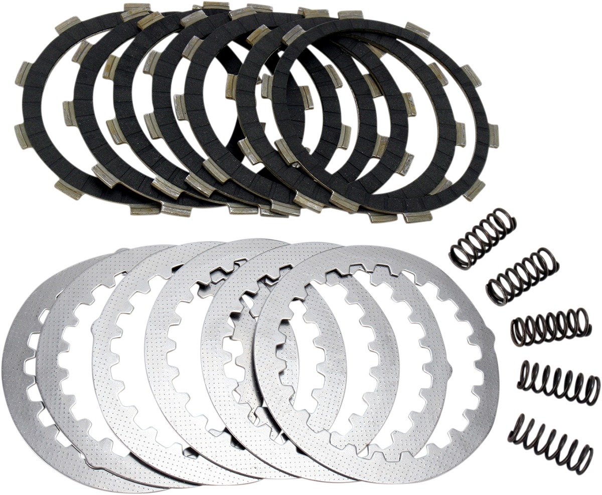 DRCF Complete Clutch Kit - CFK Plates, Steels, & Springs - Click Image to Close