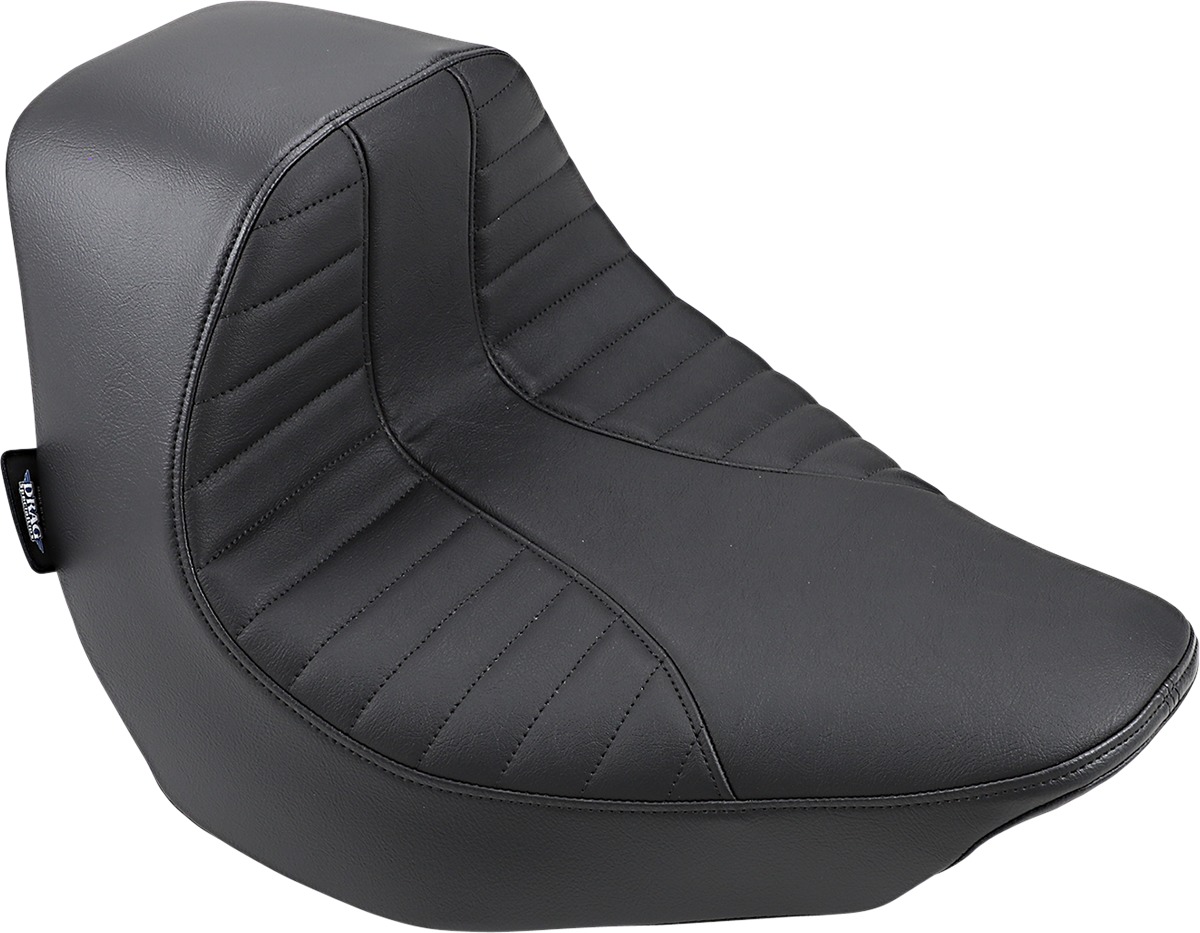 EZ Mount Scorpion Stitched Vinyl Solo Seat Low - For 18-21 Harley FLFB - Click Image to Close