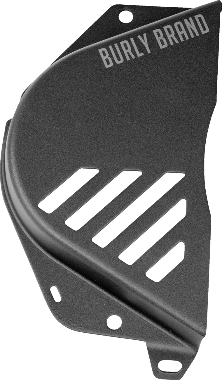 Slash Cut Front Sprocket Cover - For Honda Rebel 1100 - Click Image to Close