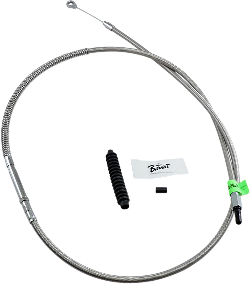 Clear Coat Stainless Steel Clutch Cables - Clutch Cable Ss +6 - Click Image to Close