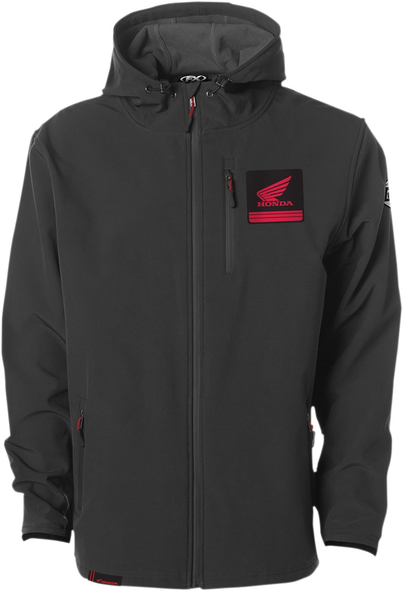 Men's Honda Tech Jacket - Honda Jkt Blk 2Xl - Click Image to Close