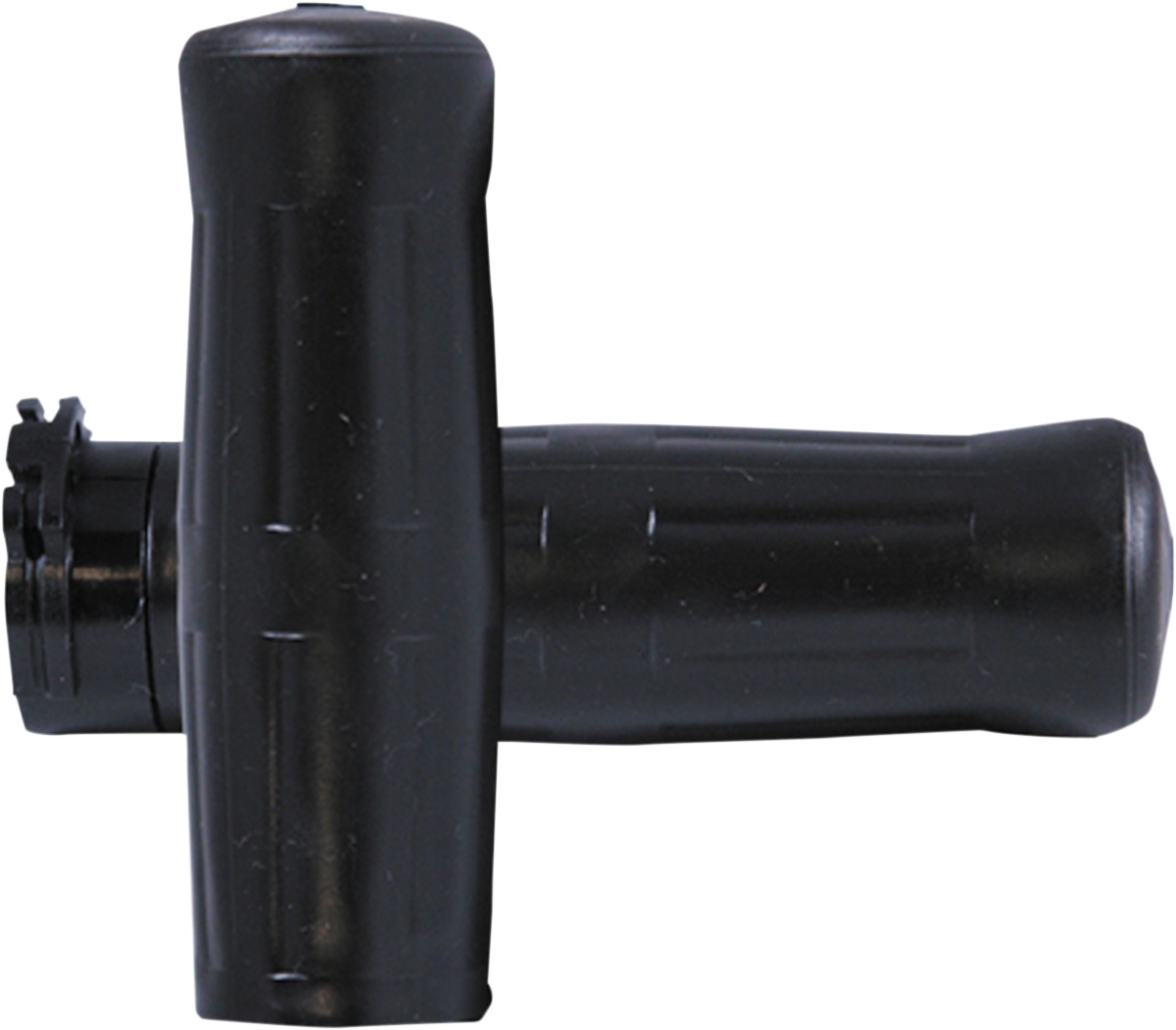 Old School Grips - Coke Bottle Black - For 1" Dual Cable H-D Throttles - Click Image to Close