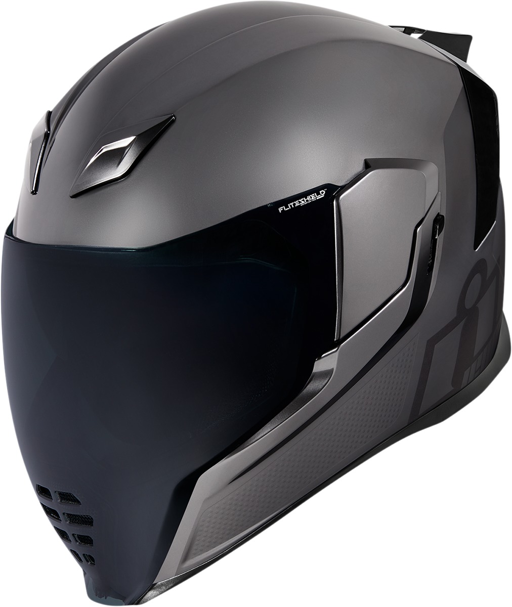 Silver Airflite Jewel MIPS Motorcycle Helmet - X-Large - Meets ECE 22.05 and DOT FMVSS-218 Standards - Click Image to Close