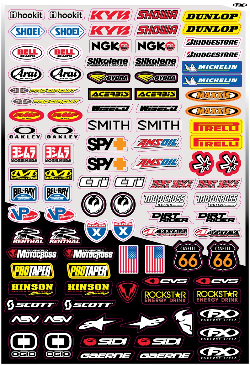 Sponsor Sticker Kits - Micro Sponsor Kit - Click Image to Close