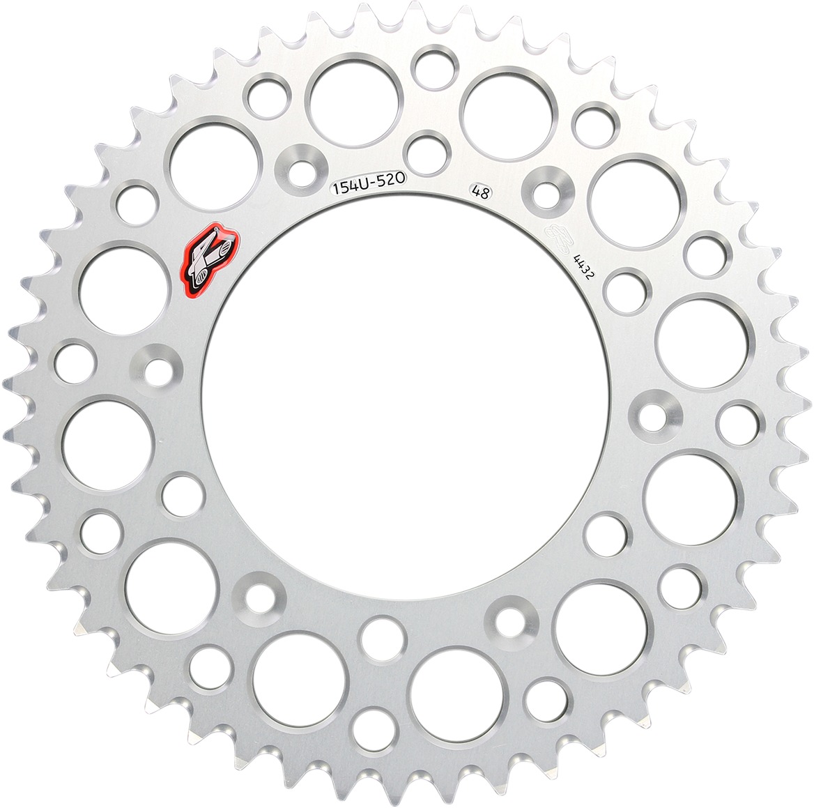 Grooved Rear Sprocket - Silver 48 Teeth 520 - Click Image to Close