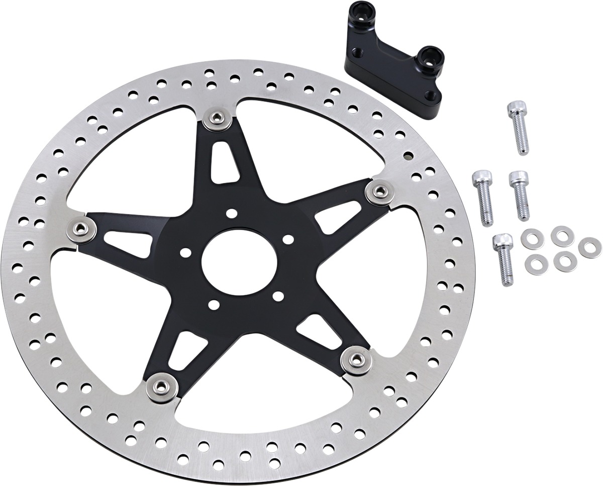 Big Brake Floating Front Left Brake Rotor 356mm - Click Image to Close