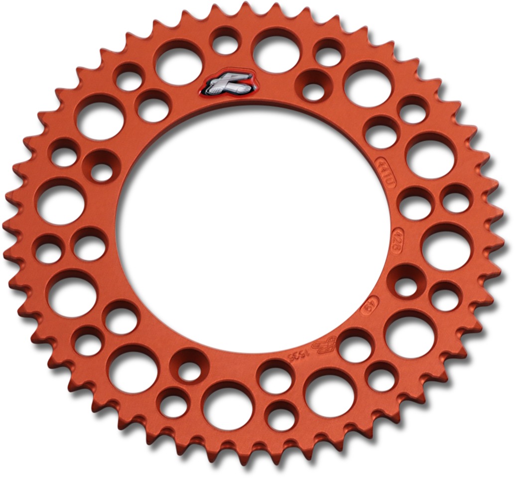 7075-T6 Aluminum 49T Rear Sprocket Orange - Click Image to Close