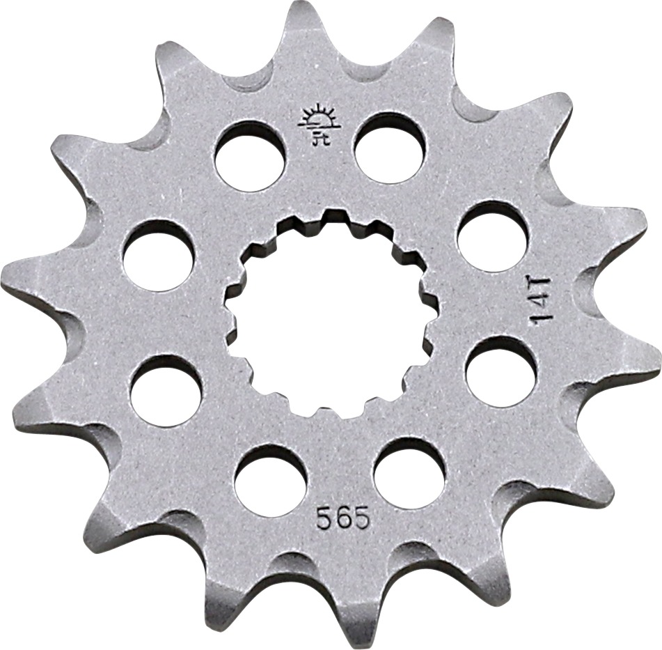 Front Steel Countershaft Sprocket Self Cleaning - 14 Tooth 520 - Click Image to Close