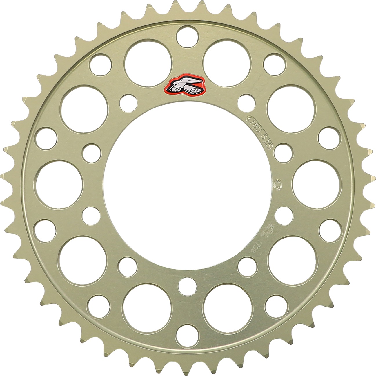 Rear Sprocket - HA 525-43 Teeth - For 98-23 Aprilia Pegaso/Tuareg660/Doroduro/RSV1000/RSV 4/Tuono - Click Image to Close