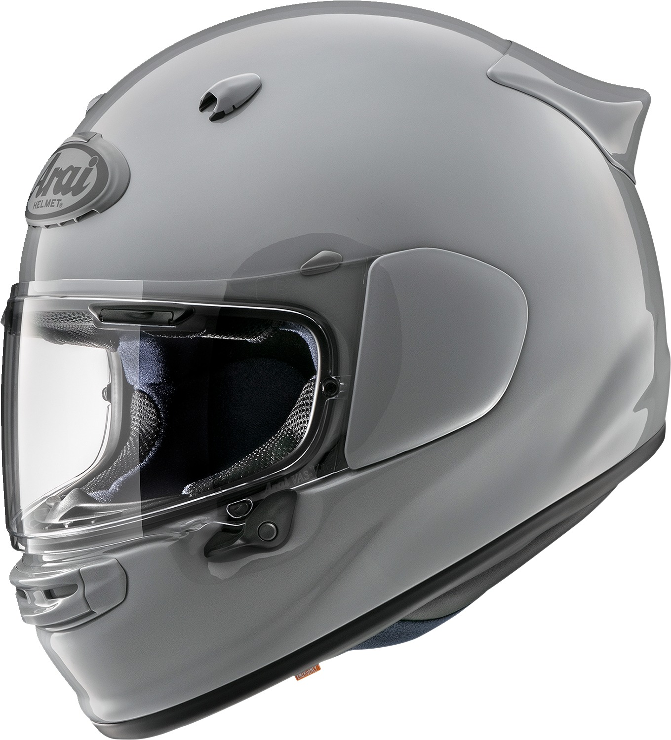 Arai Contour-X Helmet Gloss Light Gray M - Full face touring helmet in Gloss Light Gray - Click Image to Close