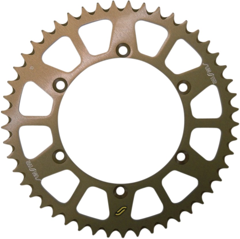 Works Triplestar Aluminum Rear Sprocket 50T - For 82-18 Kawa Suz - Click Image to Close