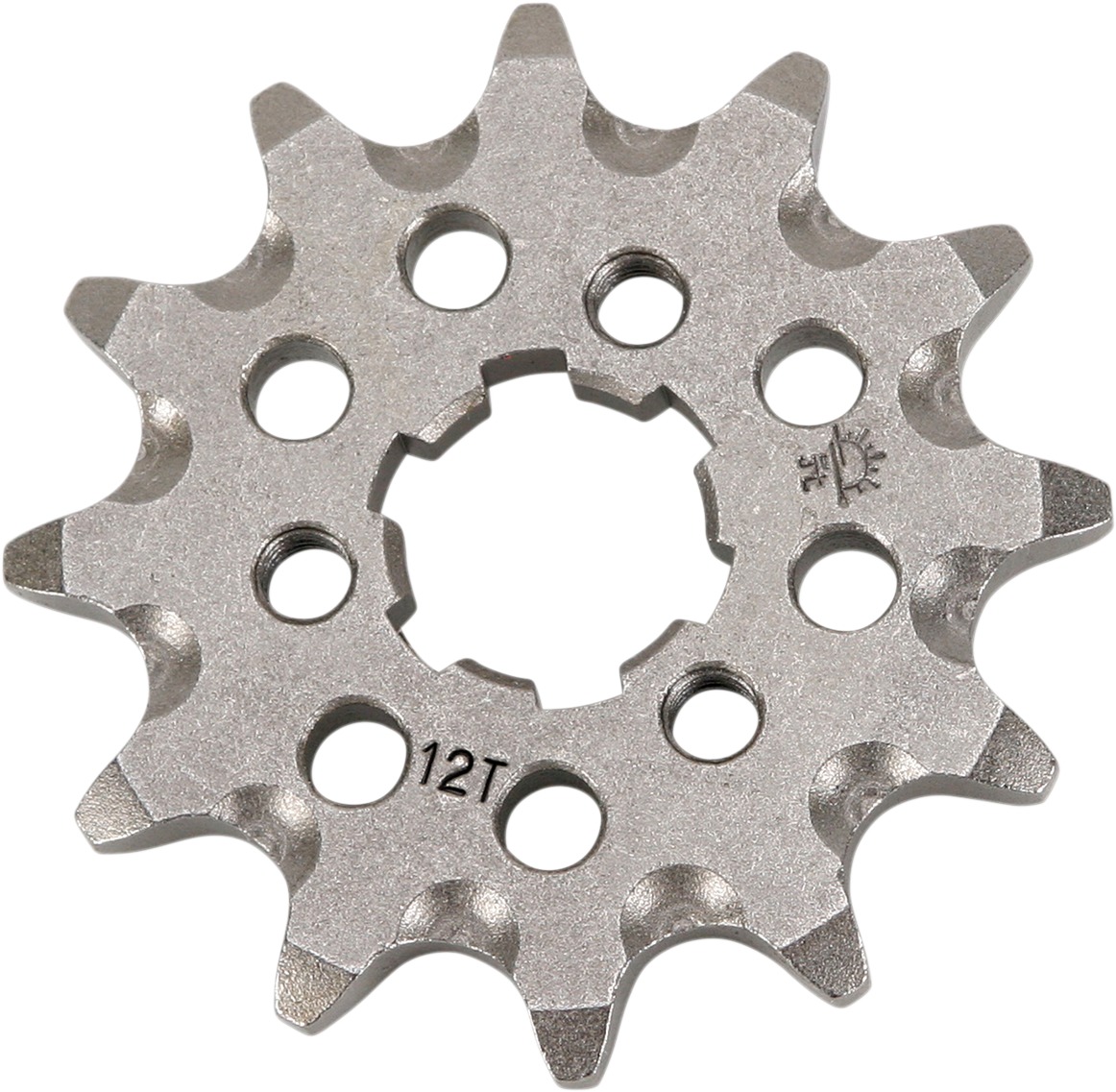 Steel Front Sprocket - Self Cleaning 12 Teeth 520 Pitch - Click Image to Close