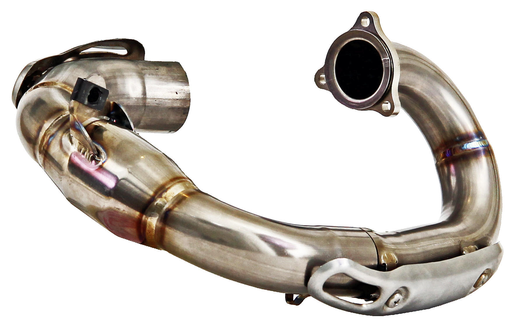 Titanium MegaBomb Exhaust Head Pipe - For 14-20 YZ250F / 15-19 YZ250FX / 15-18 WR250F - Click Image to Close