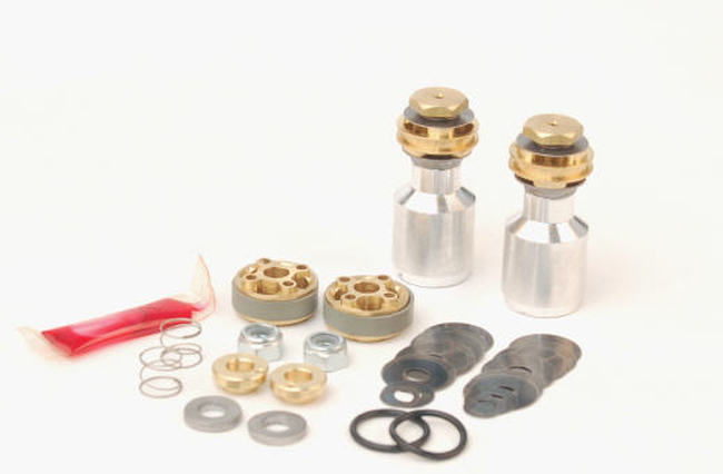 Type 3 Gold Valve Combo Kit - For Most 17+ Showa 49U Twin Chamber Forks - Click Image to Close