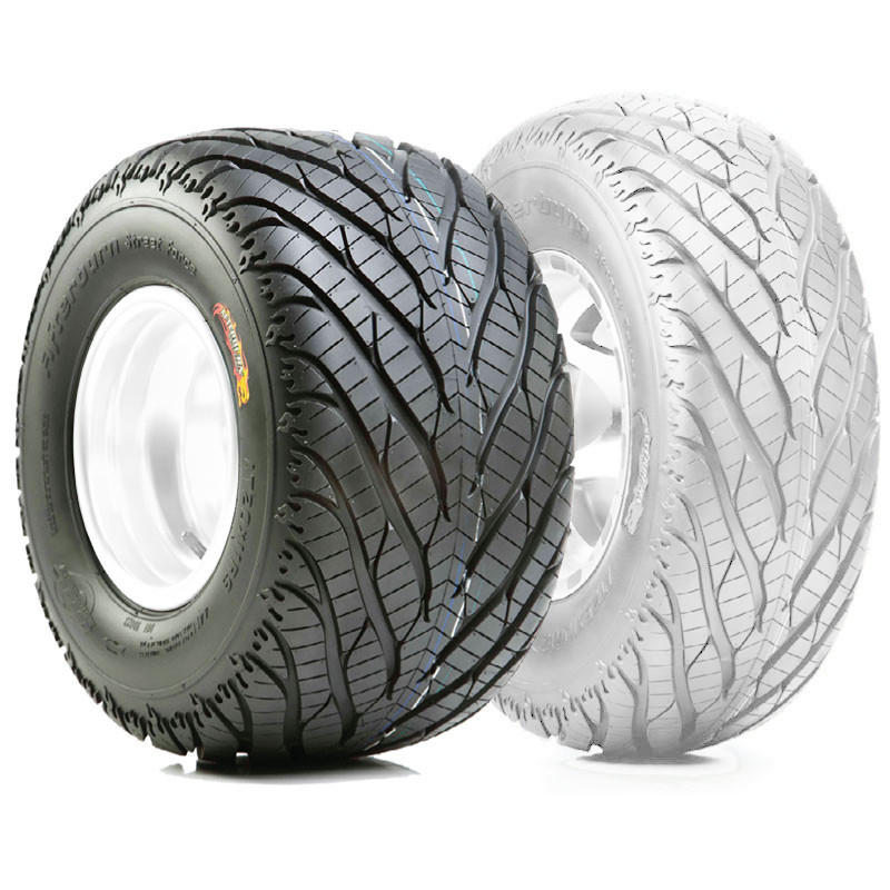 Afterburn Street Force Front or Rear Tire 25x10R-12 4-Ply - Click Image to Close